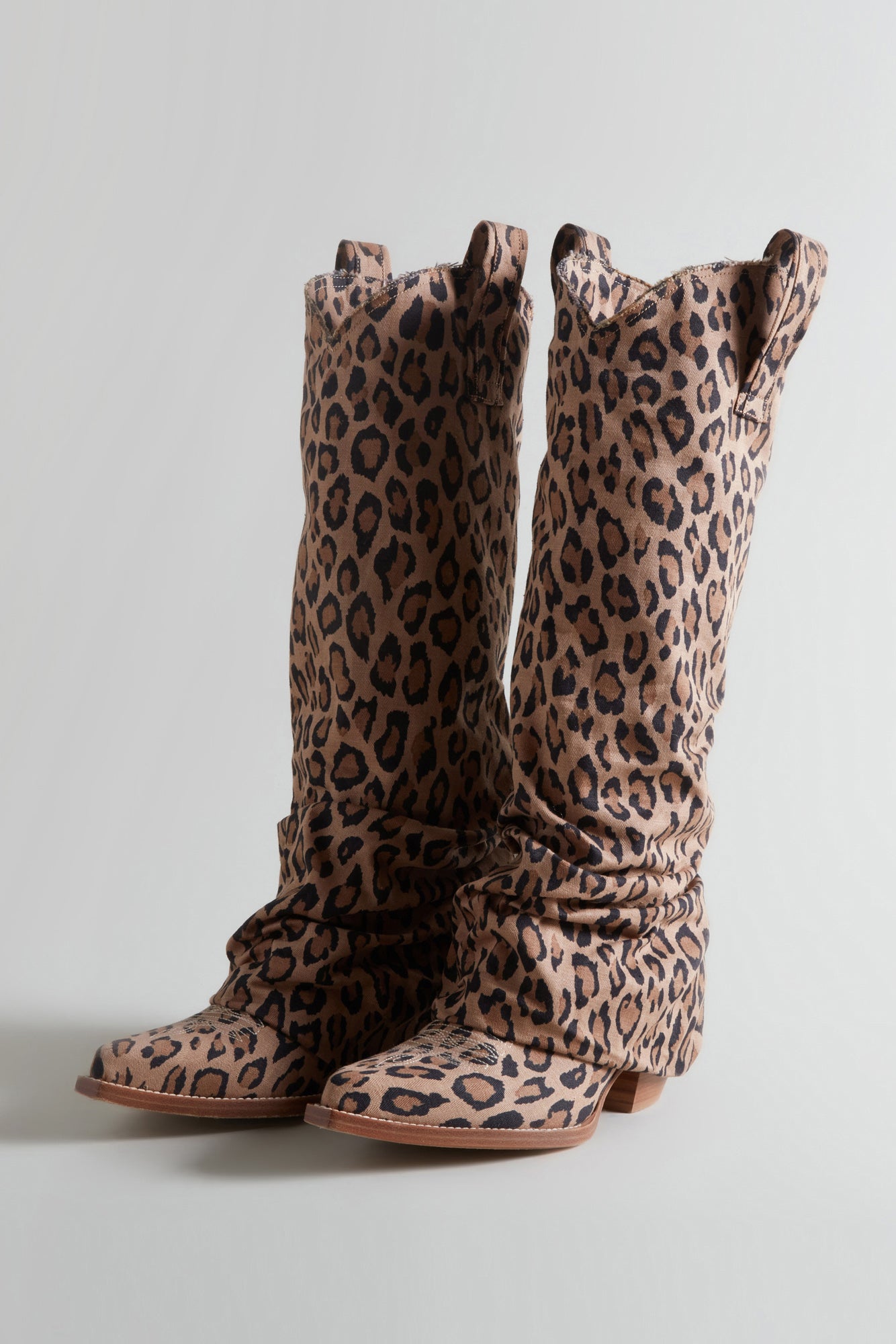 MID COWBOY BOOT - RAW LEOPARD